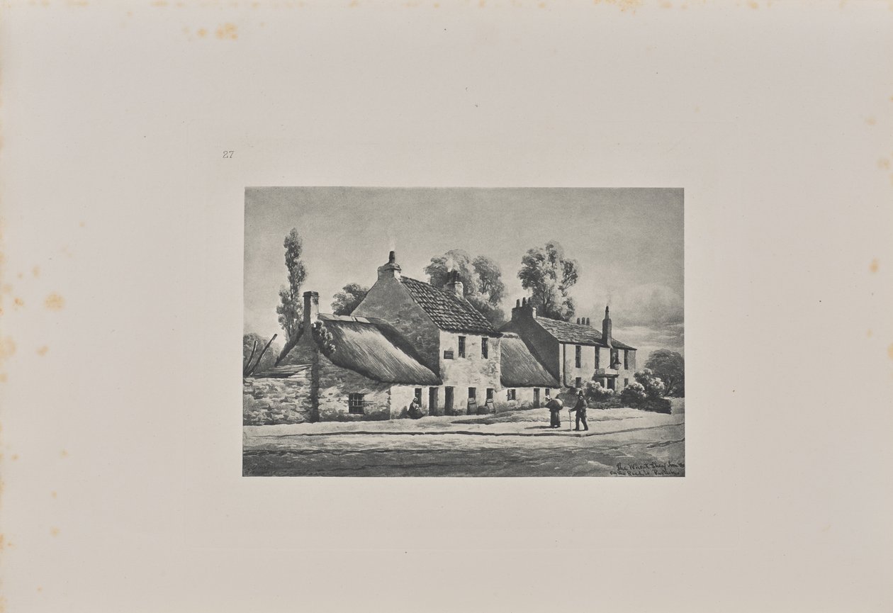The Wheat Sheaf Inn, vid infarten till New Dumbarton Road av T. and R. Annan and Sons