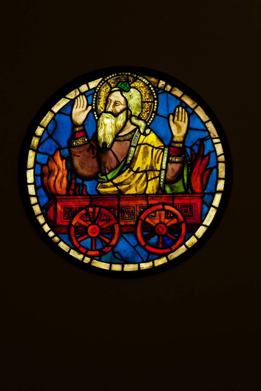Elia (målat glas) av Taddeo Gaddi