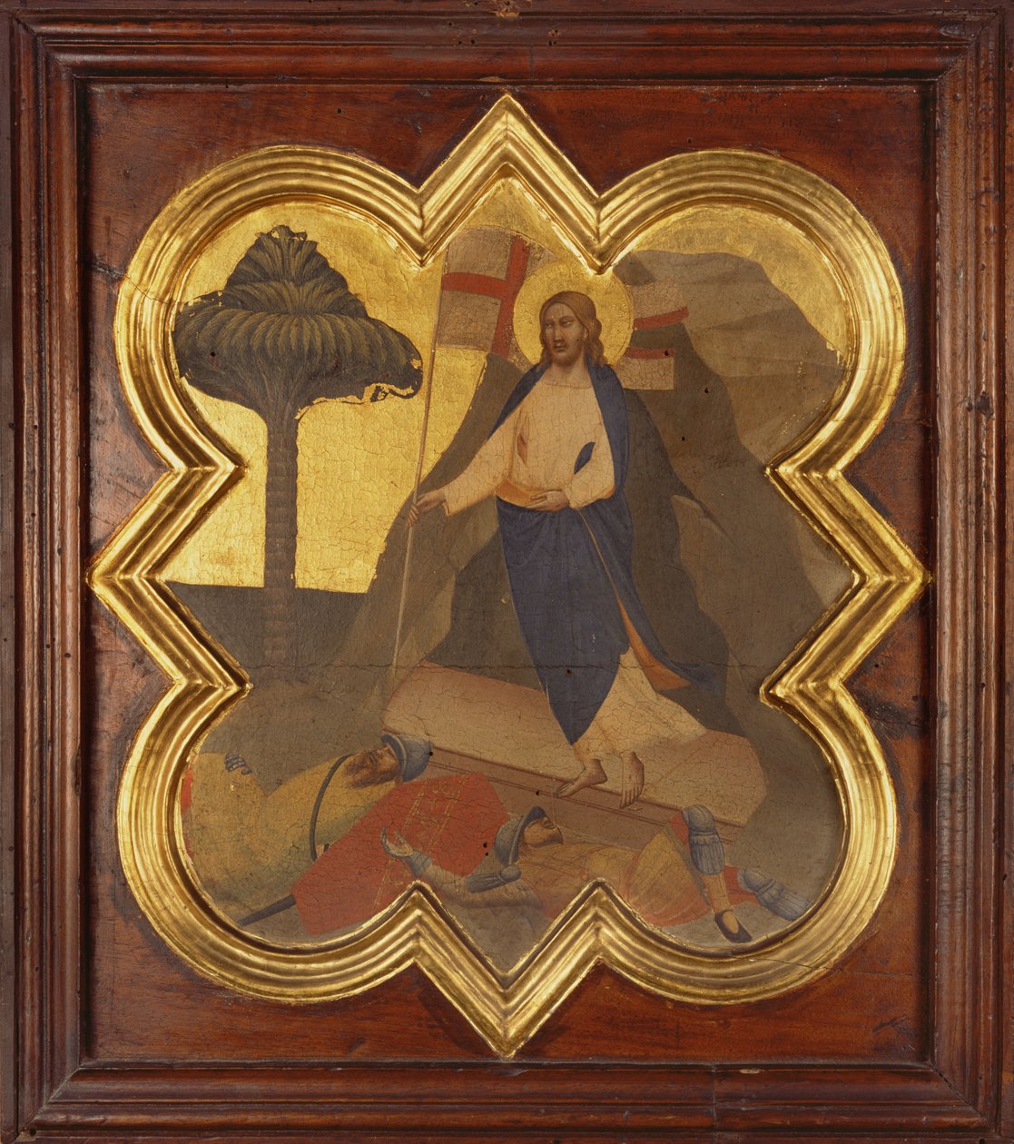 Kristi uppståndelse (tempera på panel) av Taddeo Gaddi