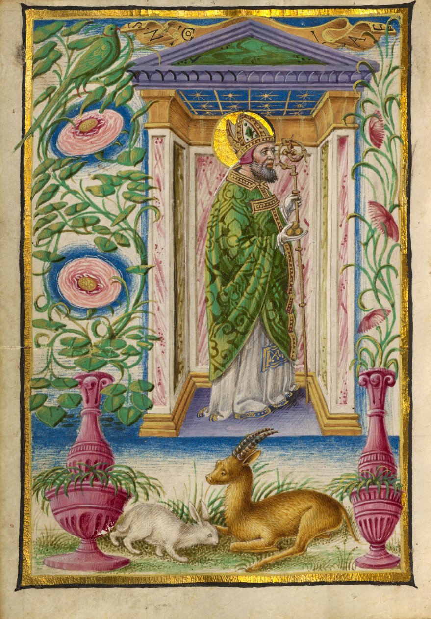 Sankt Nikolaus av Taddeo Crivelli