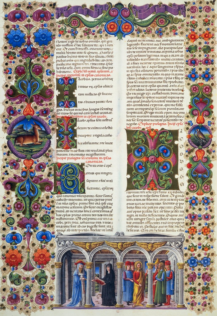 The Letter of James, andra volymen av Bible of Borso d