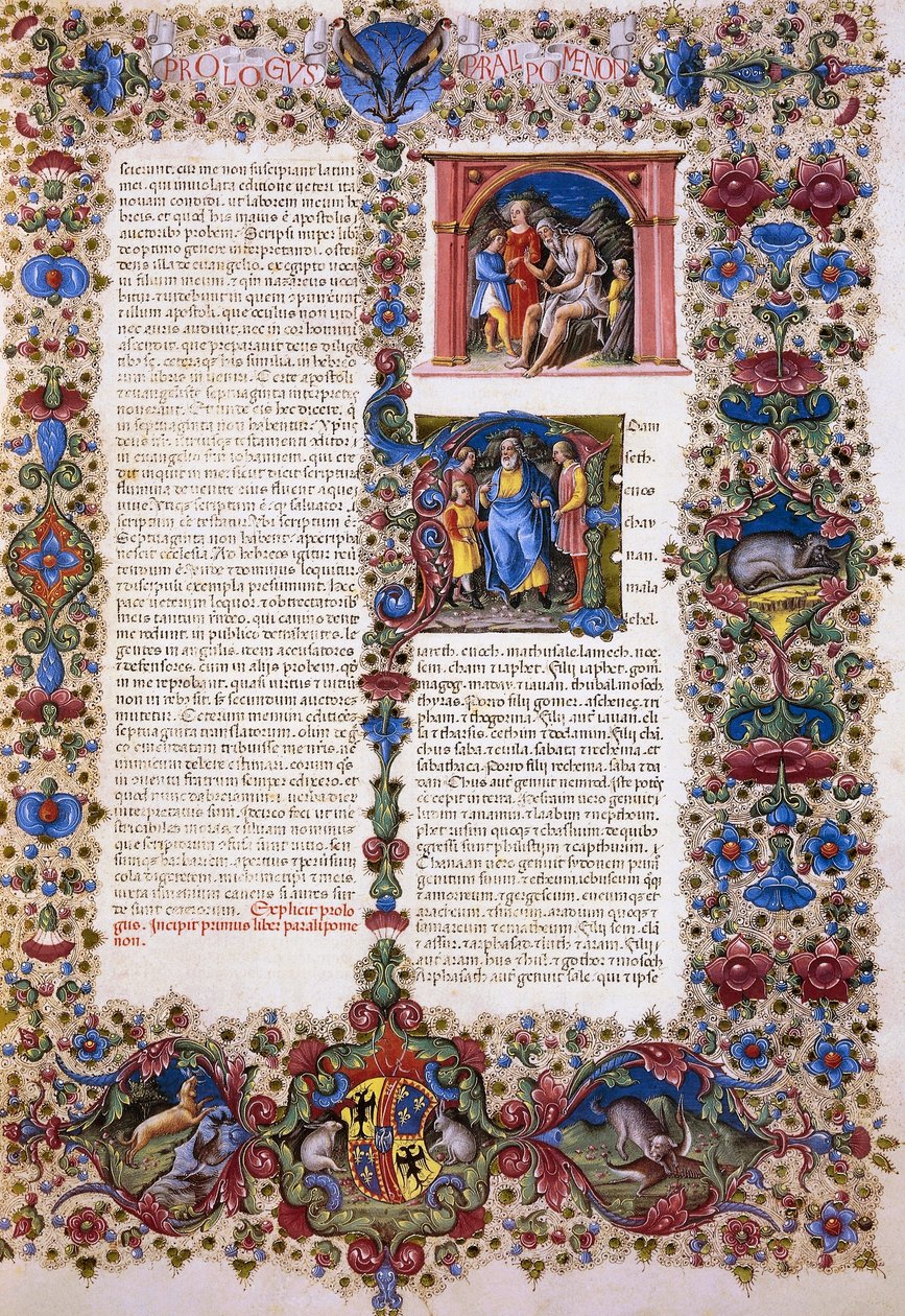 Den första krönikaboken, första volymen av Bible of Borso d