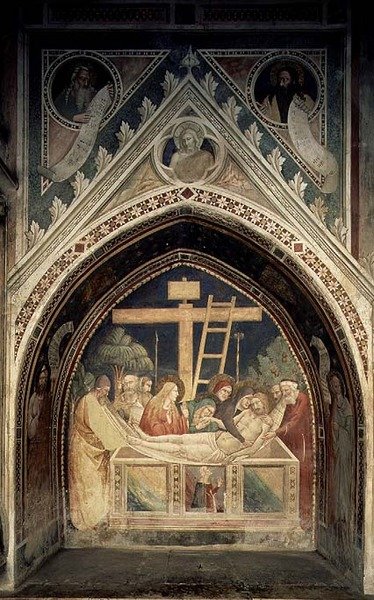 Deposition av Kristus från Bardi Chapel av Taddeo Gaddi