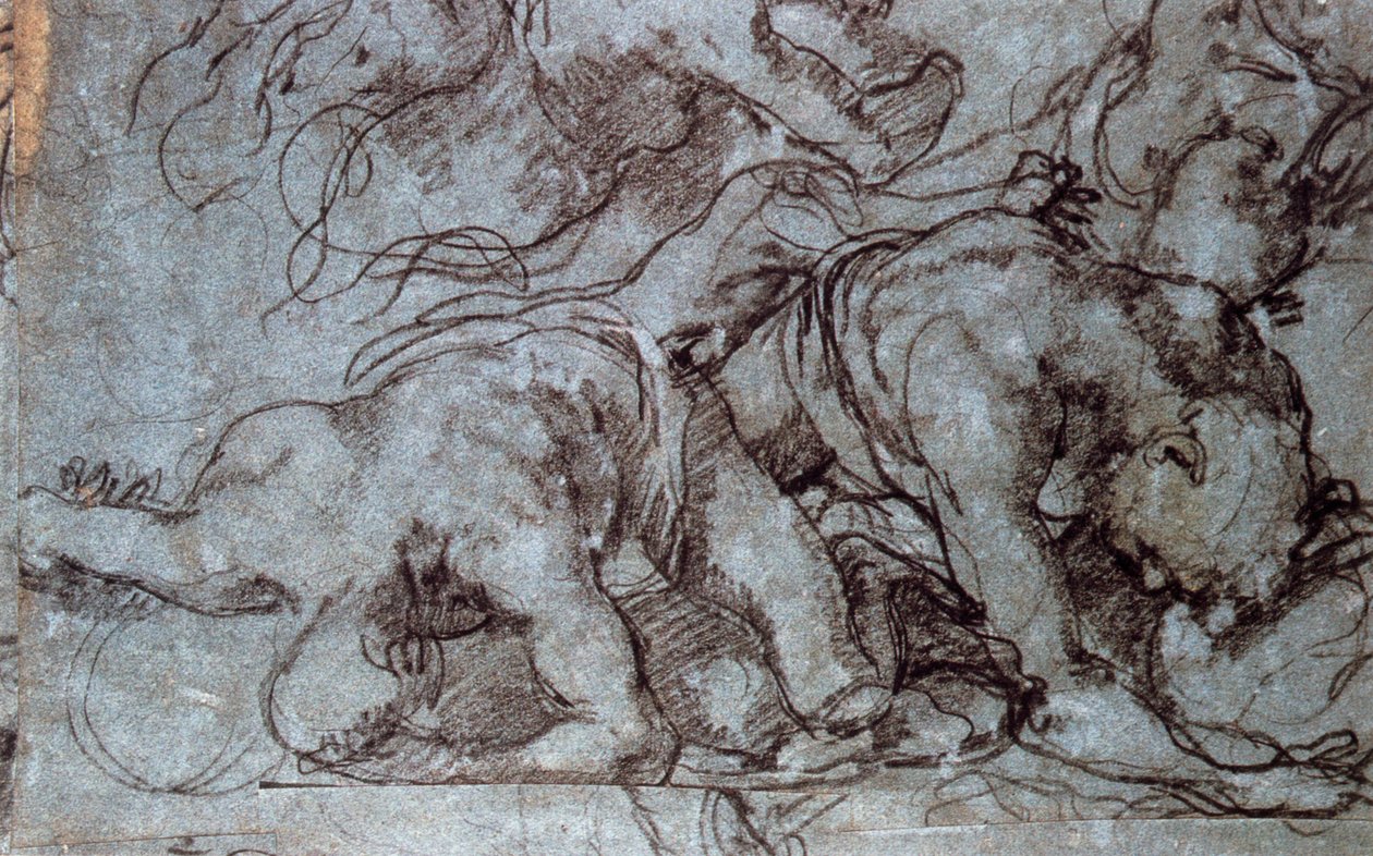 Fighters, 1500-talet. av Taddeo Zuccari