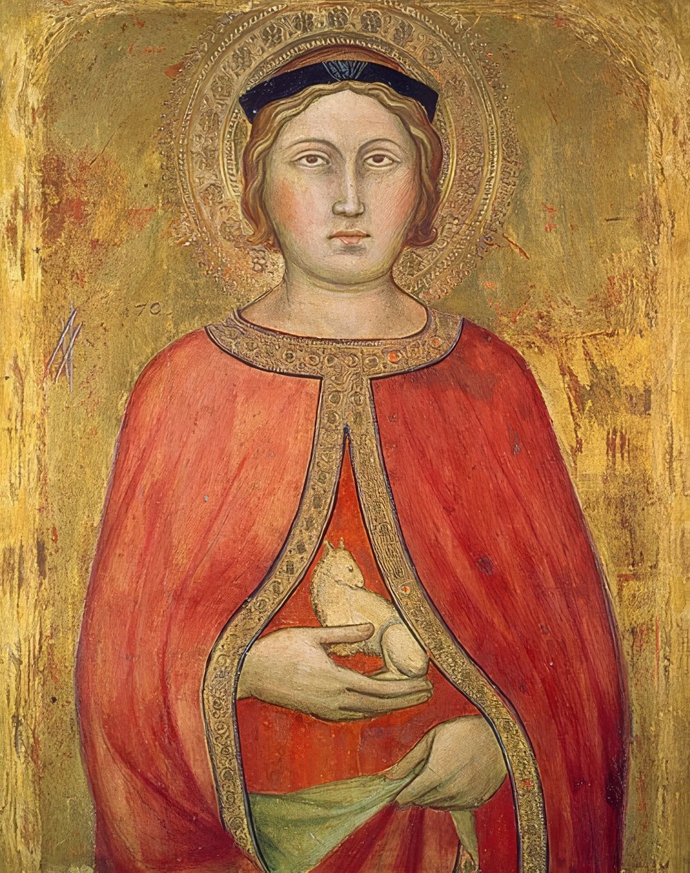 Saint Agnes av Taddeo di Bartolo