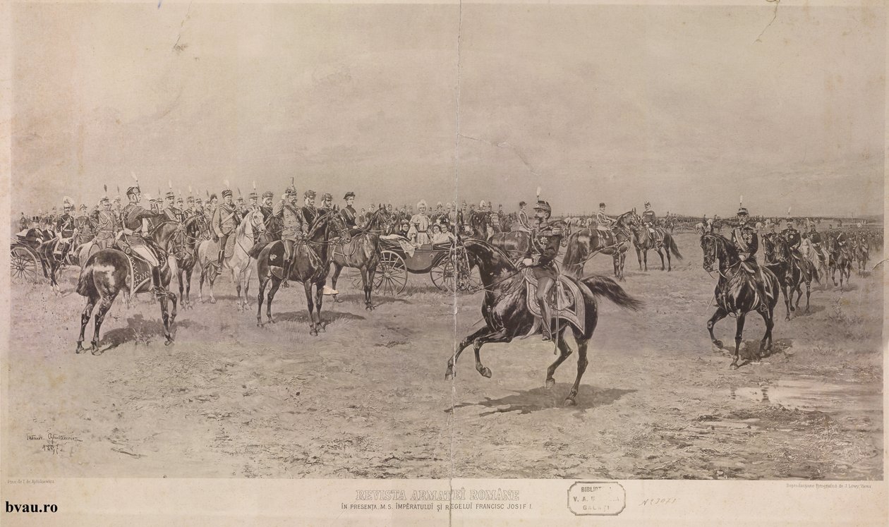  Revista Armatei Romane in prezenta M.S. Imparatului si Regelui Francisc Josif I, 1897n av Tadeusz Ajdukiewicz