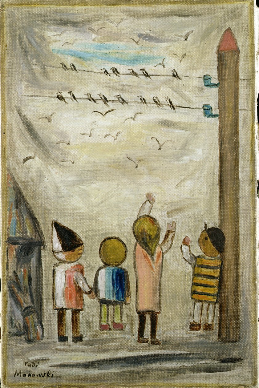 Svalorna, 1931 av Tadeusz Makowski