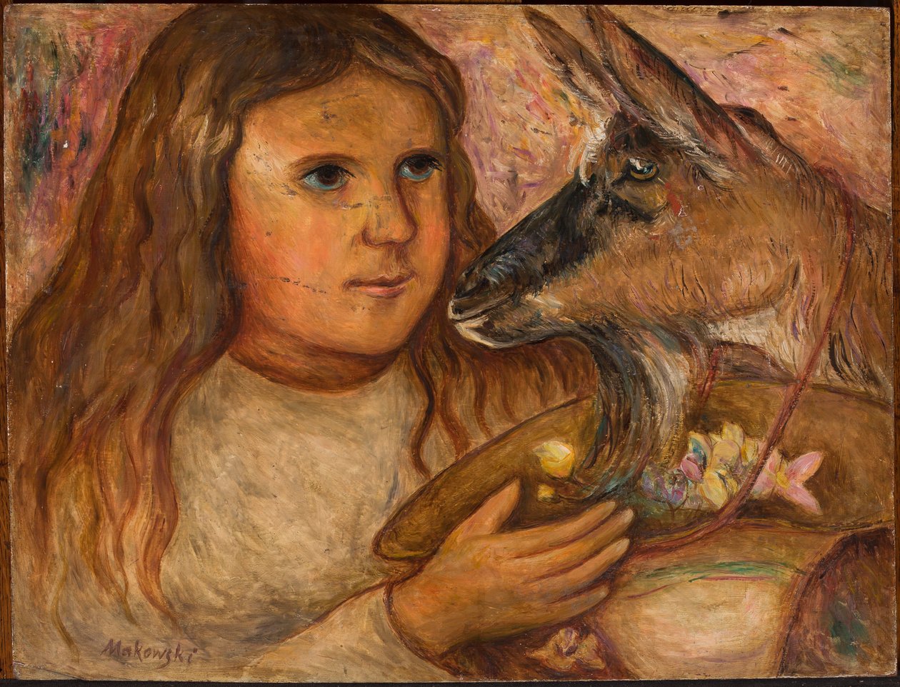 Flickan med geten av Tadeusz Makowski