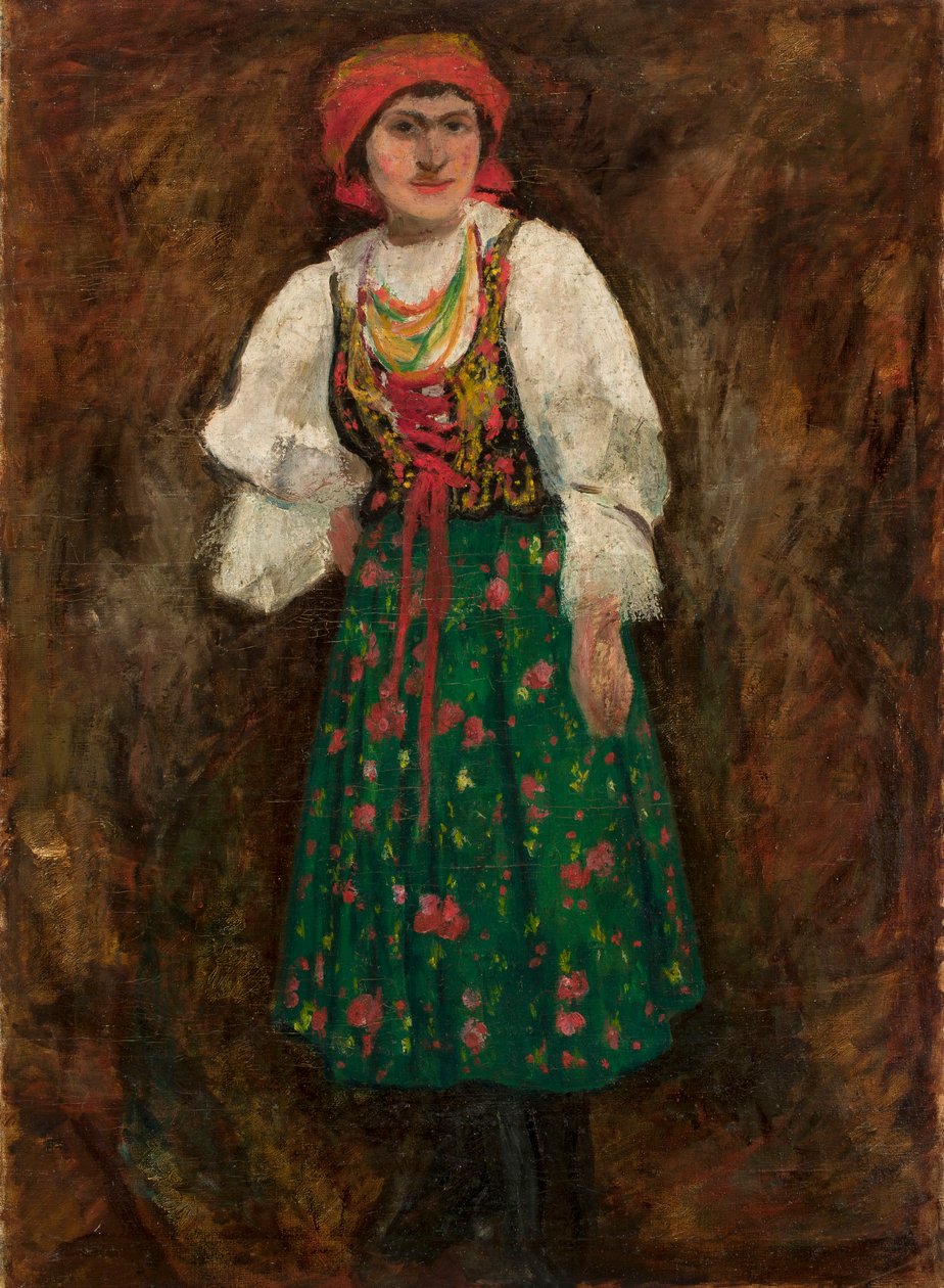 Krakovsk kvinna av Tadeusz Makowski