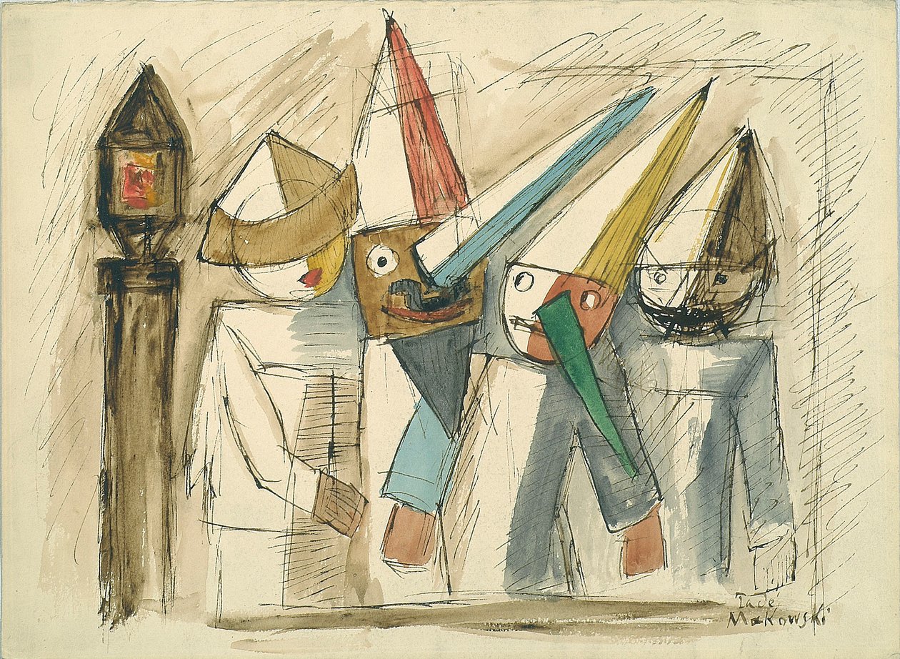 Maskerad av Tadeusz Makowski