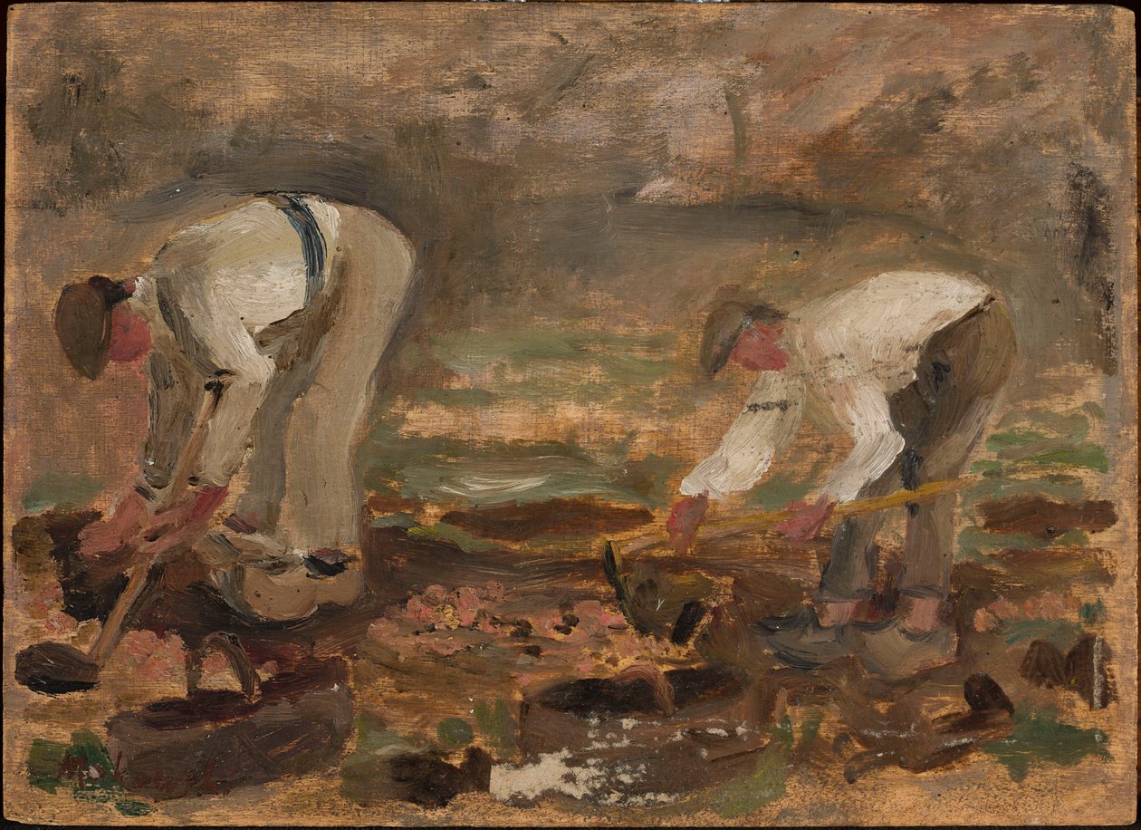 Arbete på fältet av Tadeusz Makowski