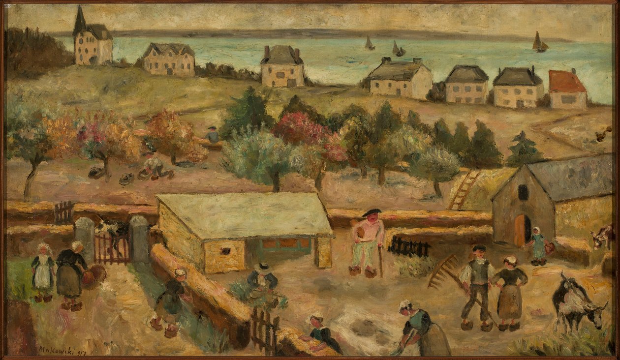 Gården i Keranquernat av Tadeusz Makowski