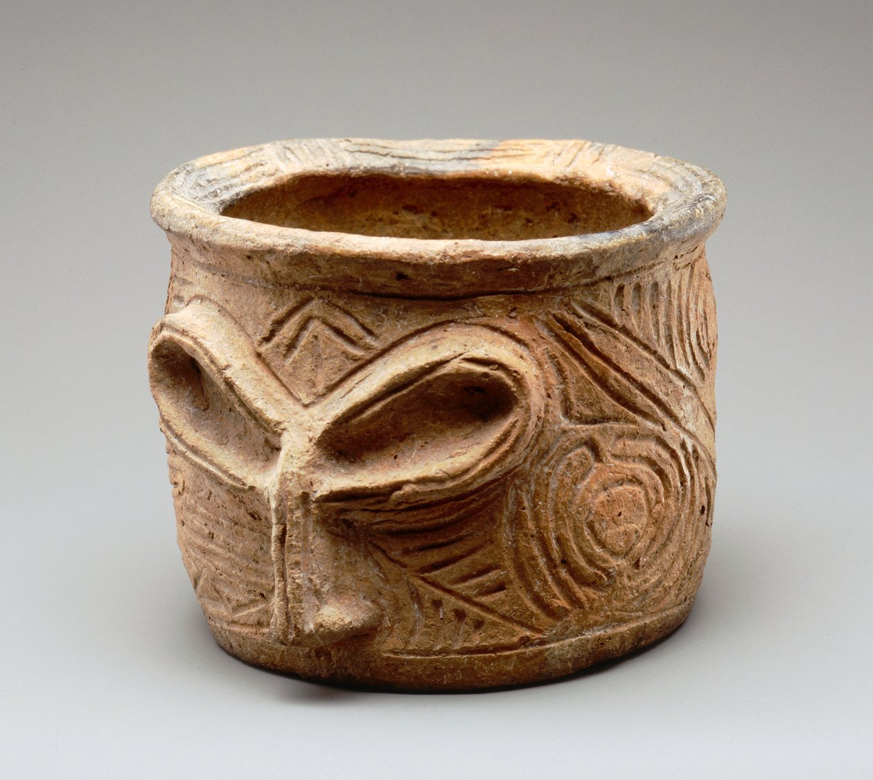Eyed skål (keramik) av Taino Culture