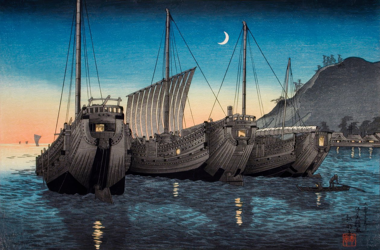 Skräp i Inatori Bay, Izu av Takahashi Hiroaki