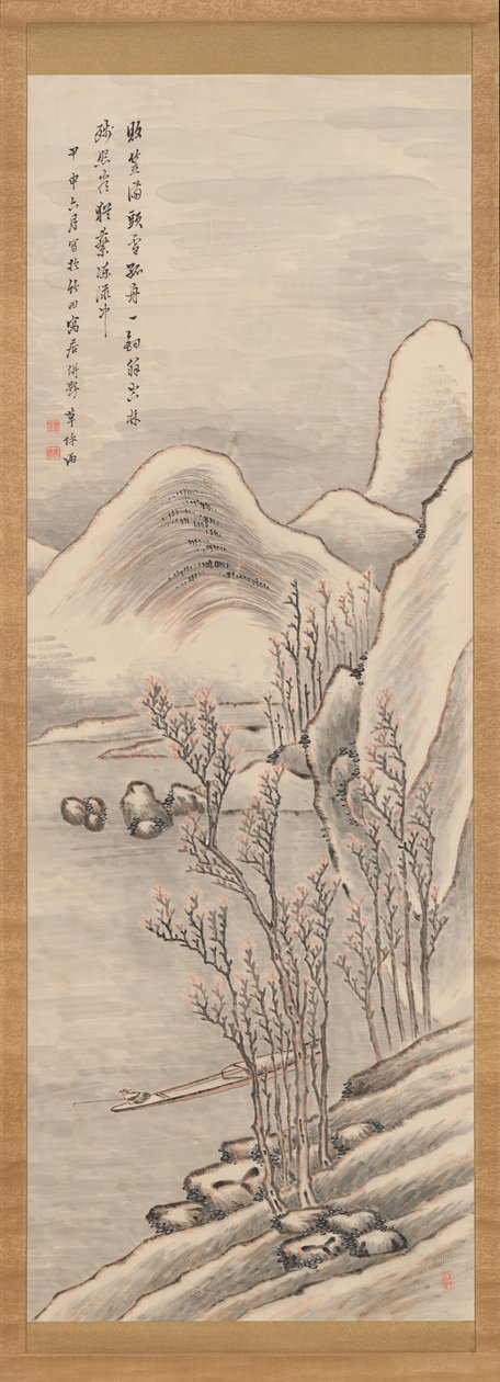 Snölandskap, 1824. av Takahashi Sohei