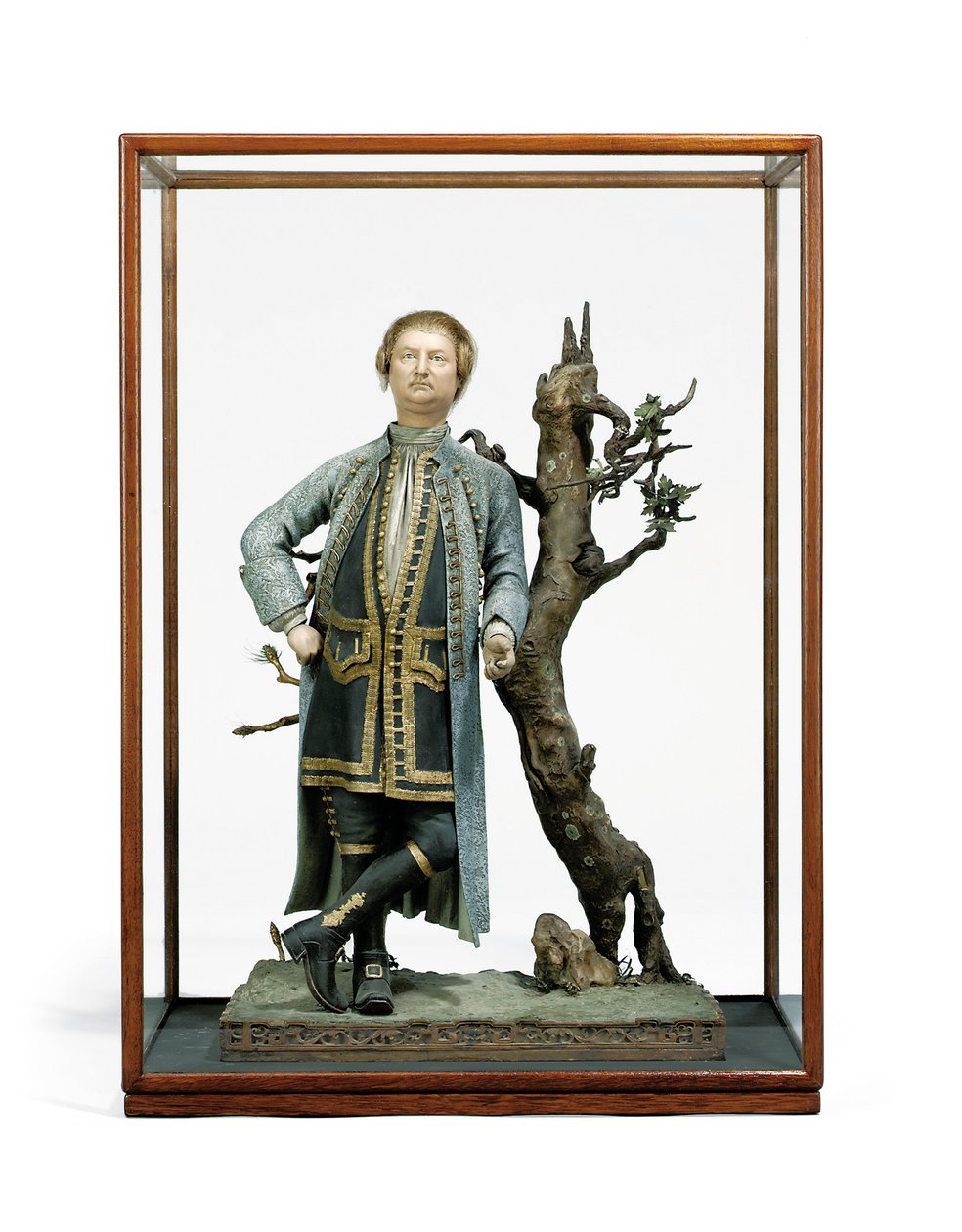 Målad lerfigur traditionellt identifierad som David Garrick, ca 1770 (keramik) av Tan Che Qua Tan Che Qua