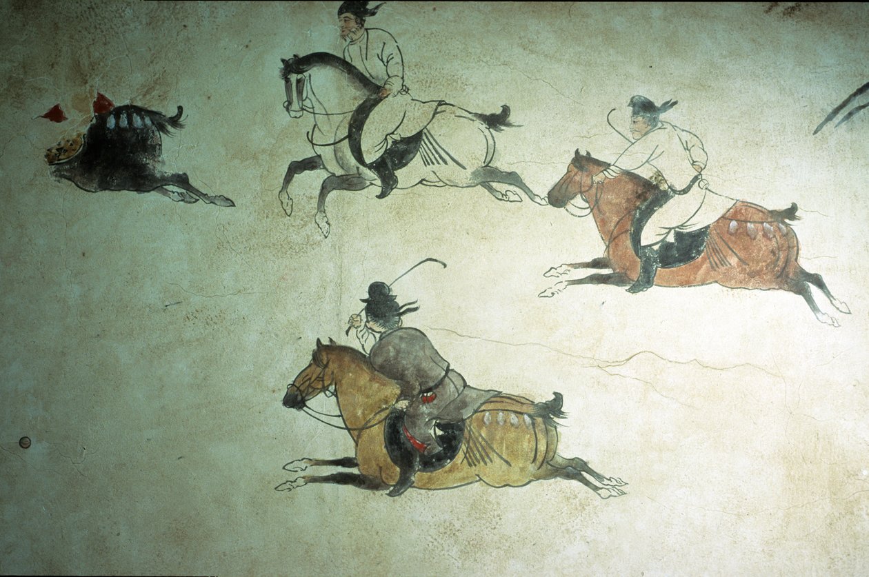 Kronprins Zhangs grav, Shenlongs 2:a år, Tangdynastin, 618-907 av Tang Dynasty Chinese School