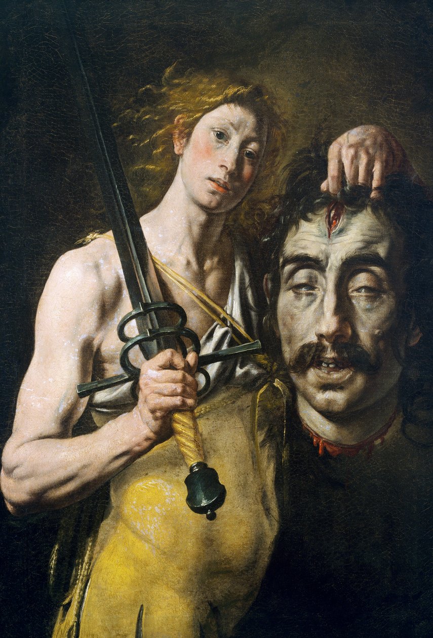 David med Goliats huvud av Tanzio da Varallo