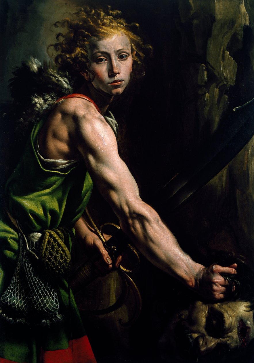 David med Goliats huvud, av Antonio d