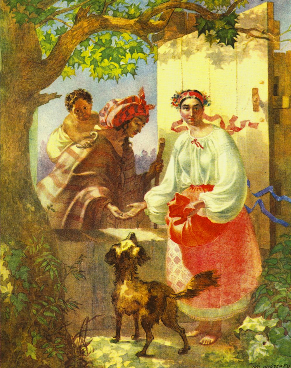 Gipsy Fortune Teller av Taras Shevchenko av Taras Shevchenko