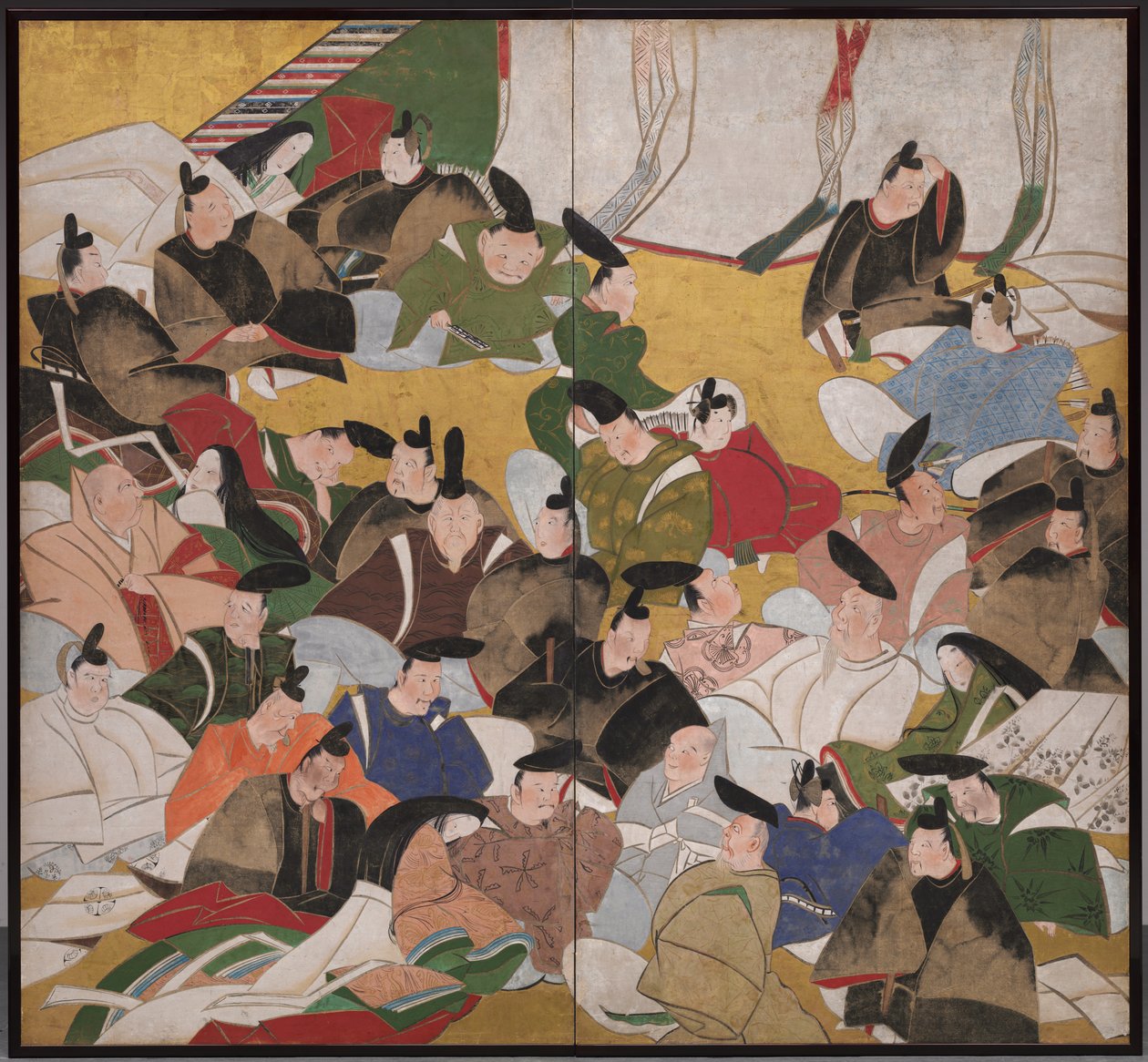 Trettiosex odödliga poeter, mitten av 1700-talet. av Tatebayashi Kagei