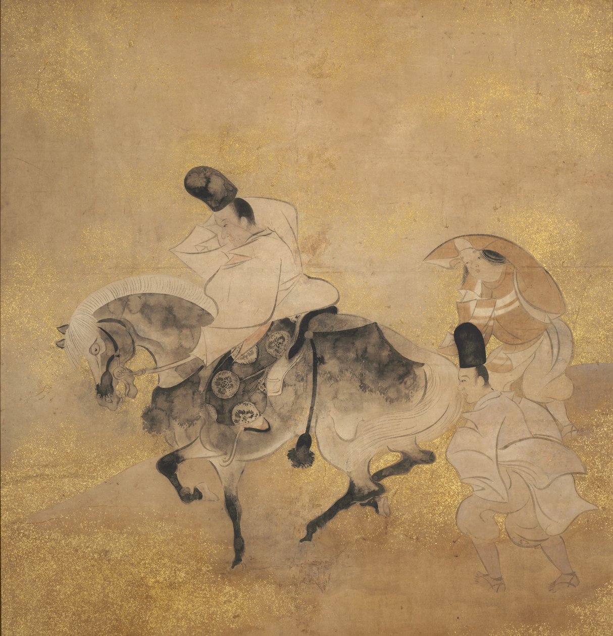Korsning vid Sano Sano, ca. 1600-1 av Tawaraya Sotatsu