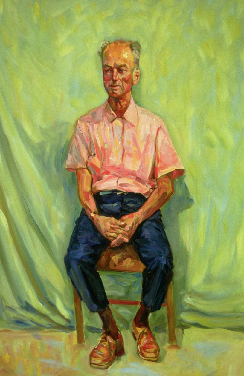 Porträtt av en gammal man, 1987 av Ted Blackall