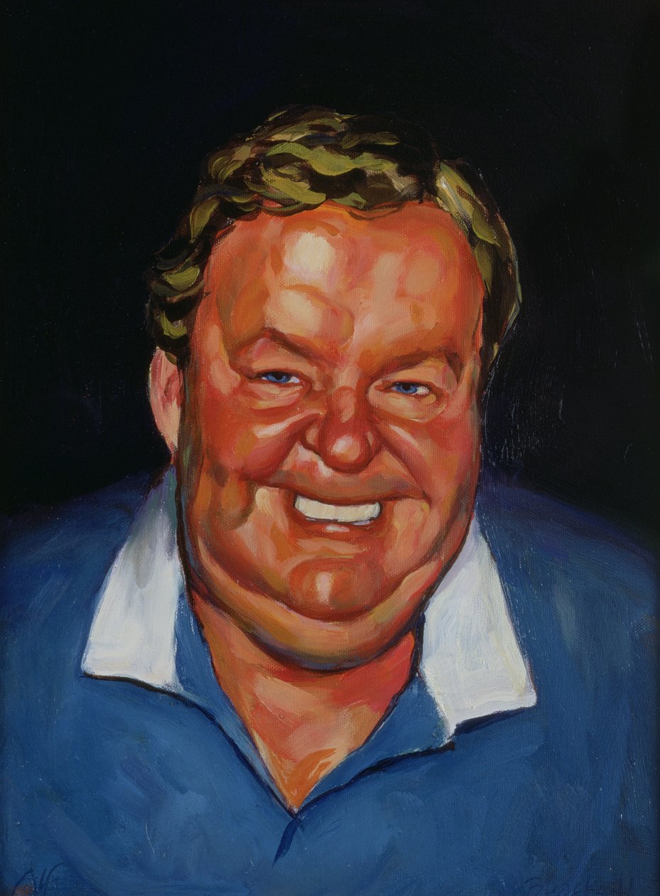 Porträtt av den skrattande mannen, 1993 av Ted Blackall