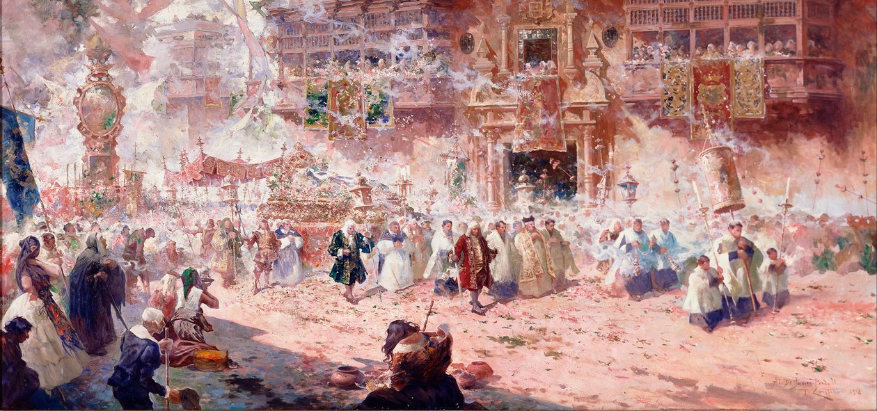 Saint Roses begravning av Teófilo Castillo