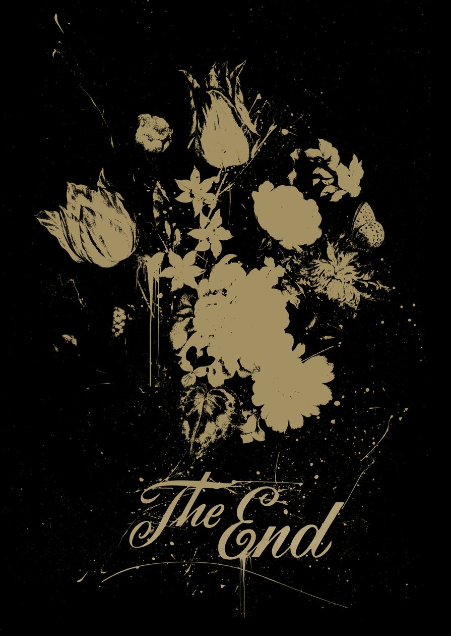 The End, 2017 (Collage på duk) av Teis Albers