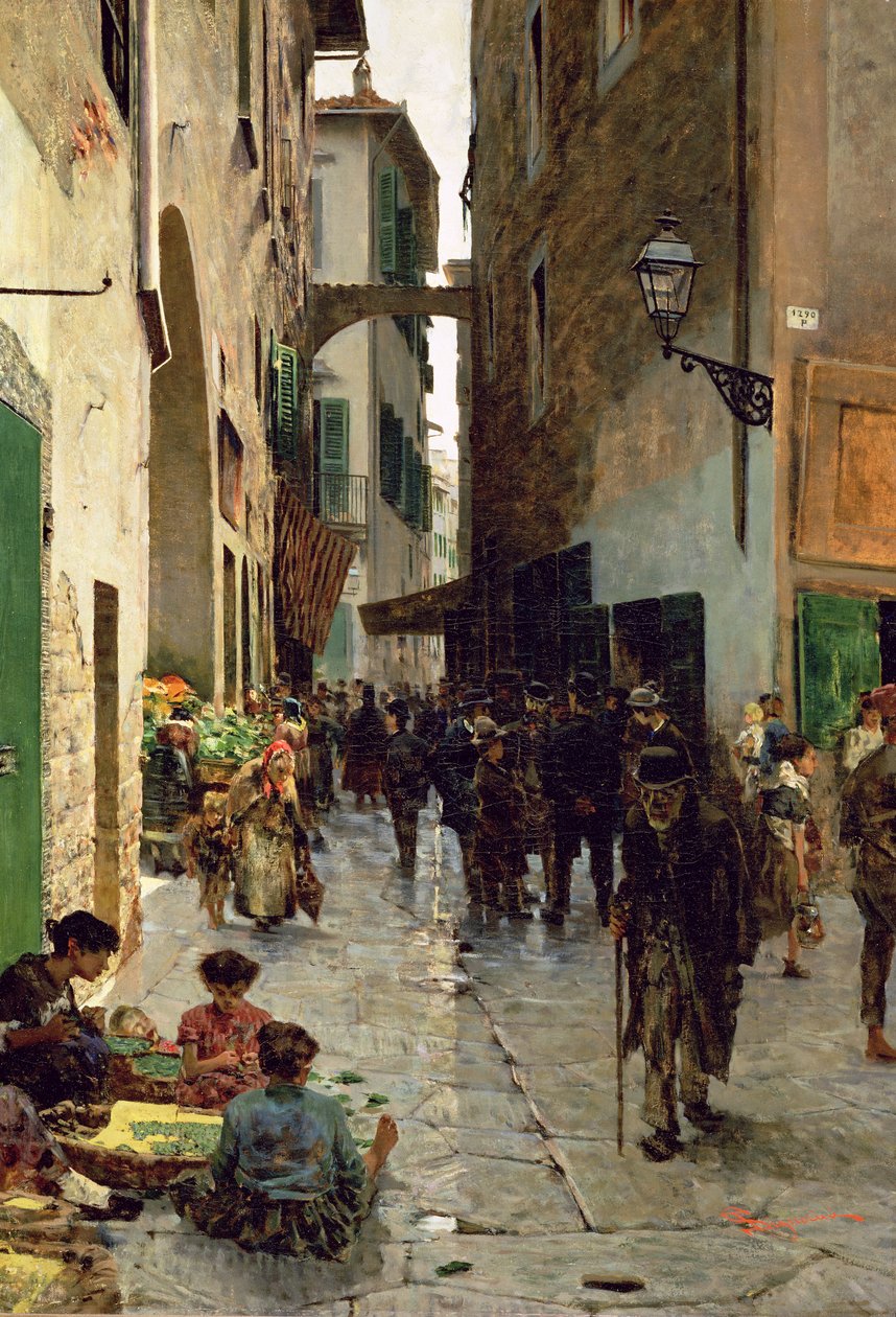 Ett getto i Florens av Telemaco Signorini
