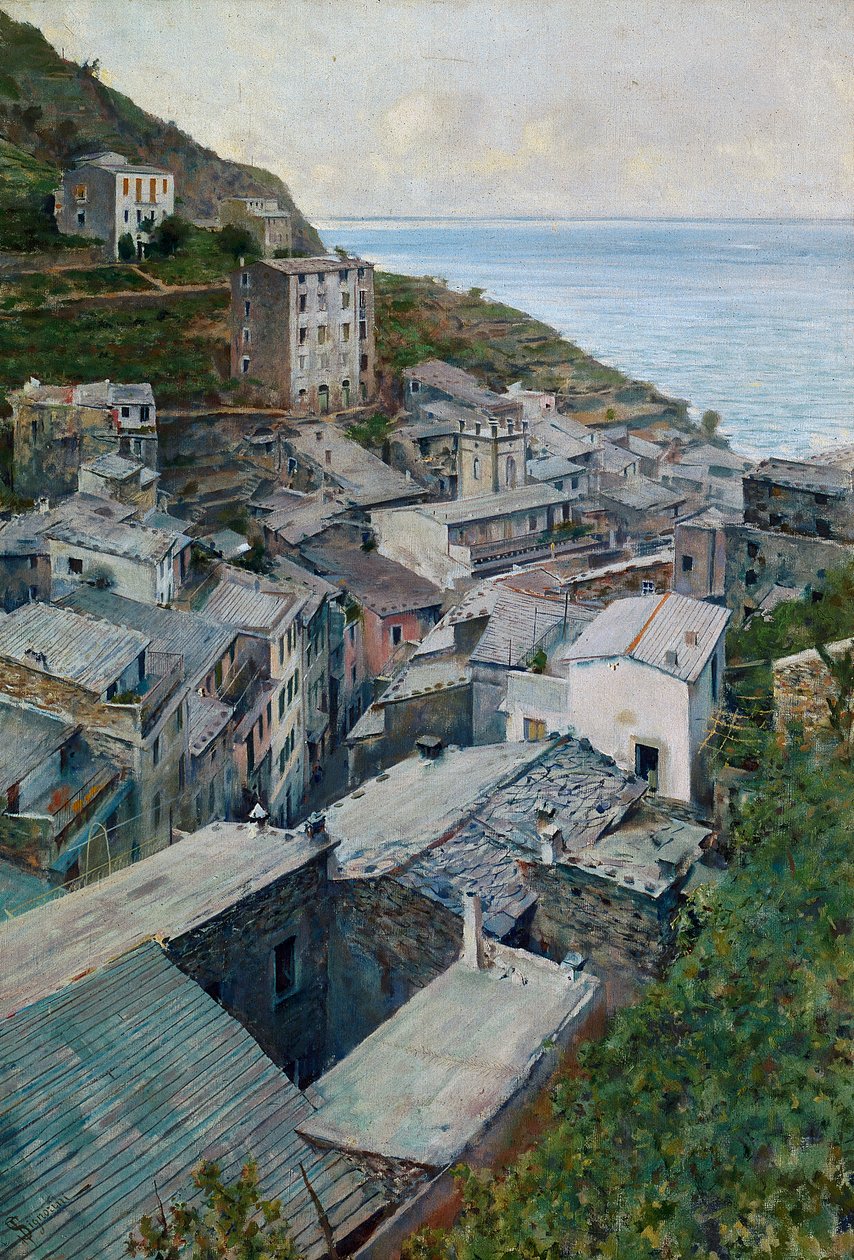 Tage i Riomaggiore Seed av Telemaco Signorini