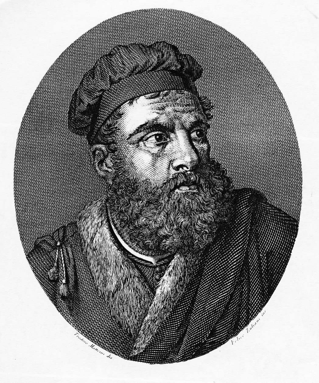 Marco Polo, tryck av Felice Zuliani av Teodoro Matteini