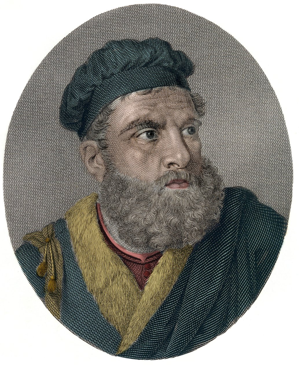 Porträtt av Marco Polo av Teodoro (after) Matteini