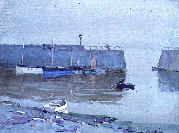 En lugn morgon, Mushål, Cornwall av Terrick Williams