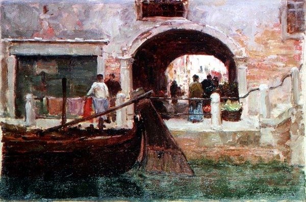 En venetiansk valvgång av Terrick Williams