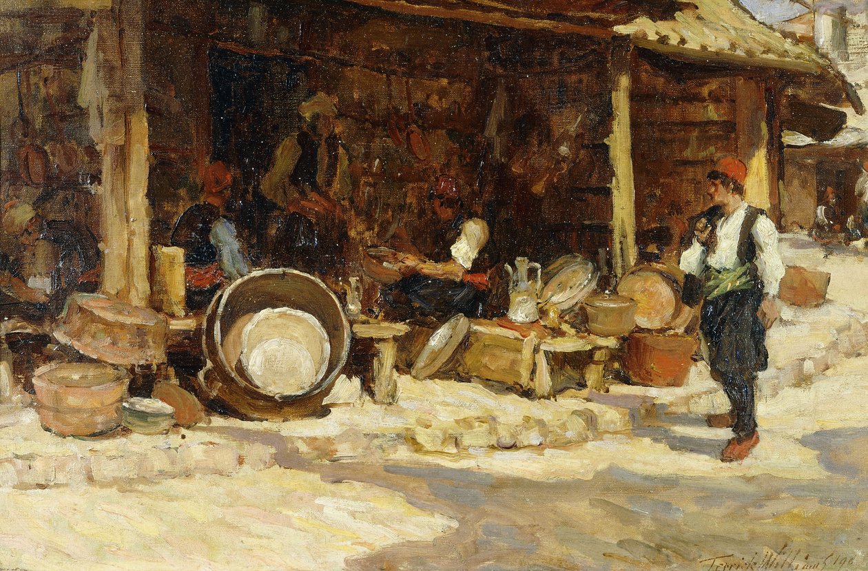 Metallarbetare, Sarajevo, Bosnien av Terrick Williams