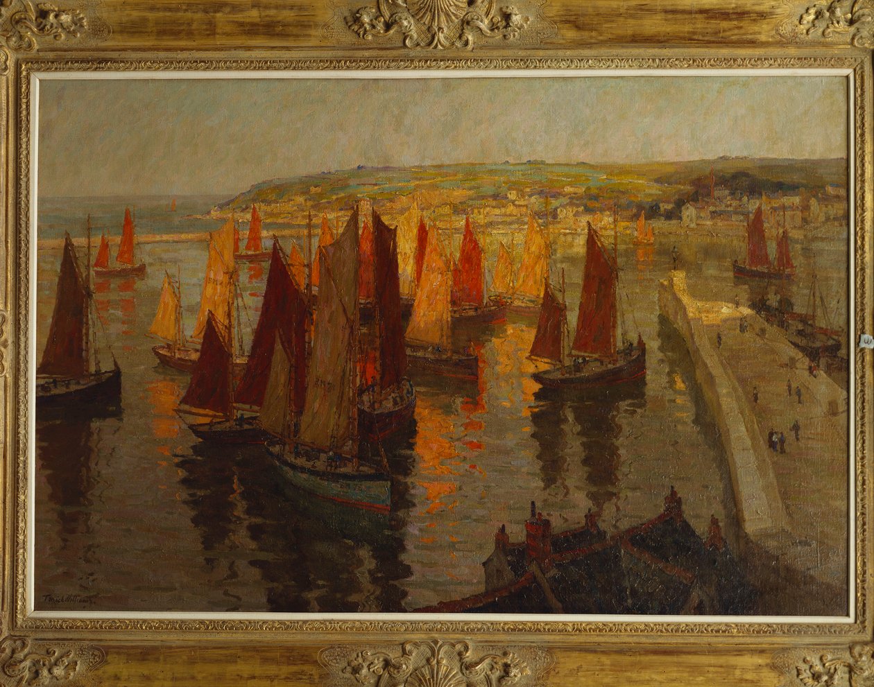 Rött och guld, Brixham av Terrick Williams