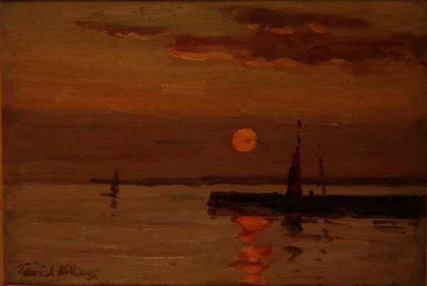 Solnedgång, Concarneau, Bretagne av Terrick Williams