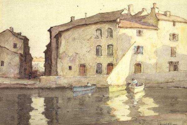 Kanalen vid Martigues av Terrick Williams