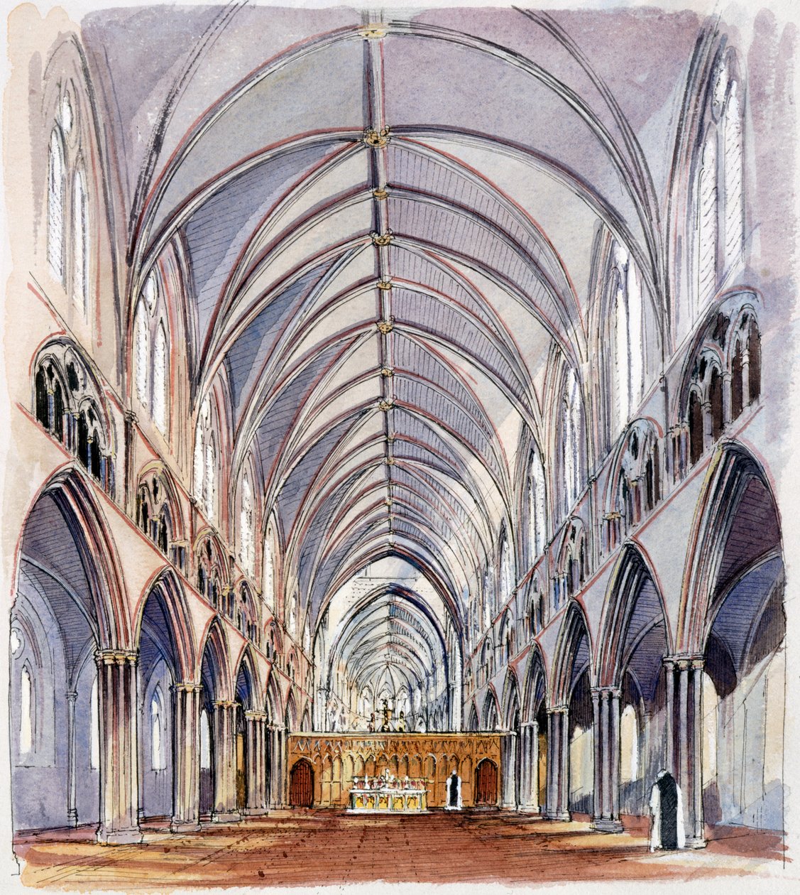 Hailes Abbey, c1200-talet, c1990-2010 av Terry Ball