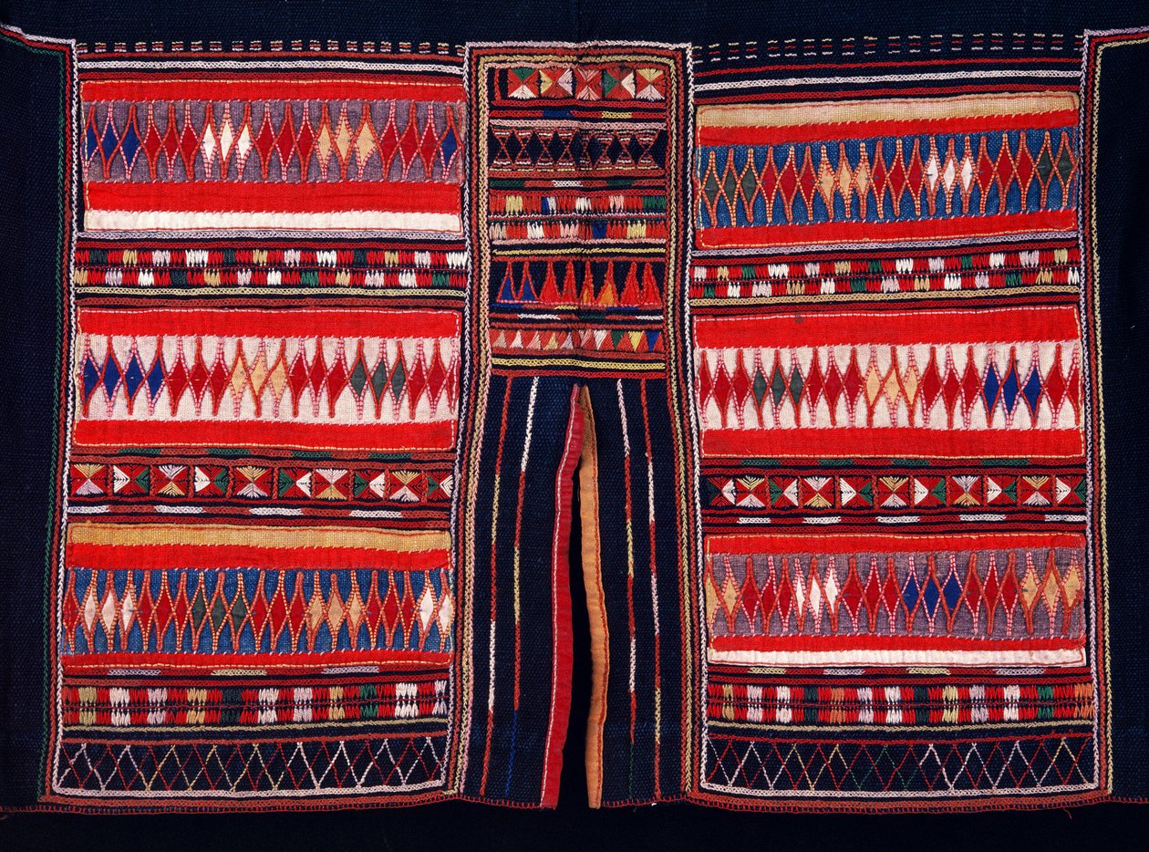 Akha bergstamtyg, norra Thailand (textil) av Thai School
