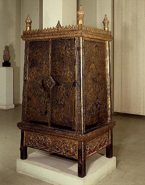 Skåp, Bangkok, tidigt 1800-tal (lack) av Thai School