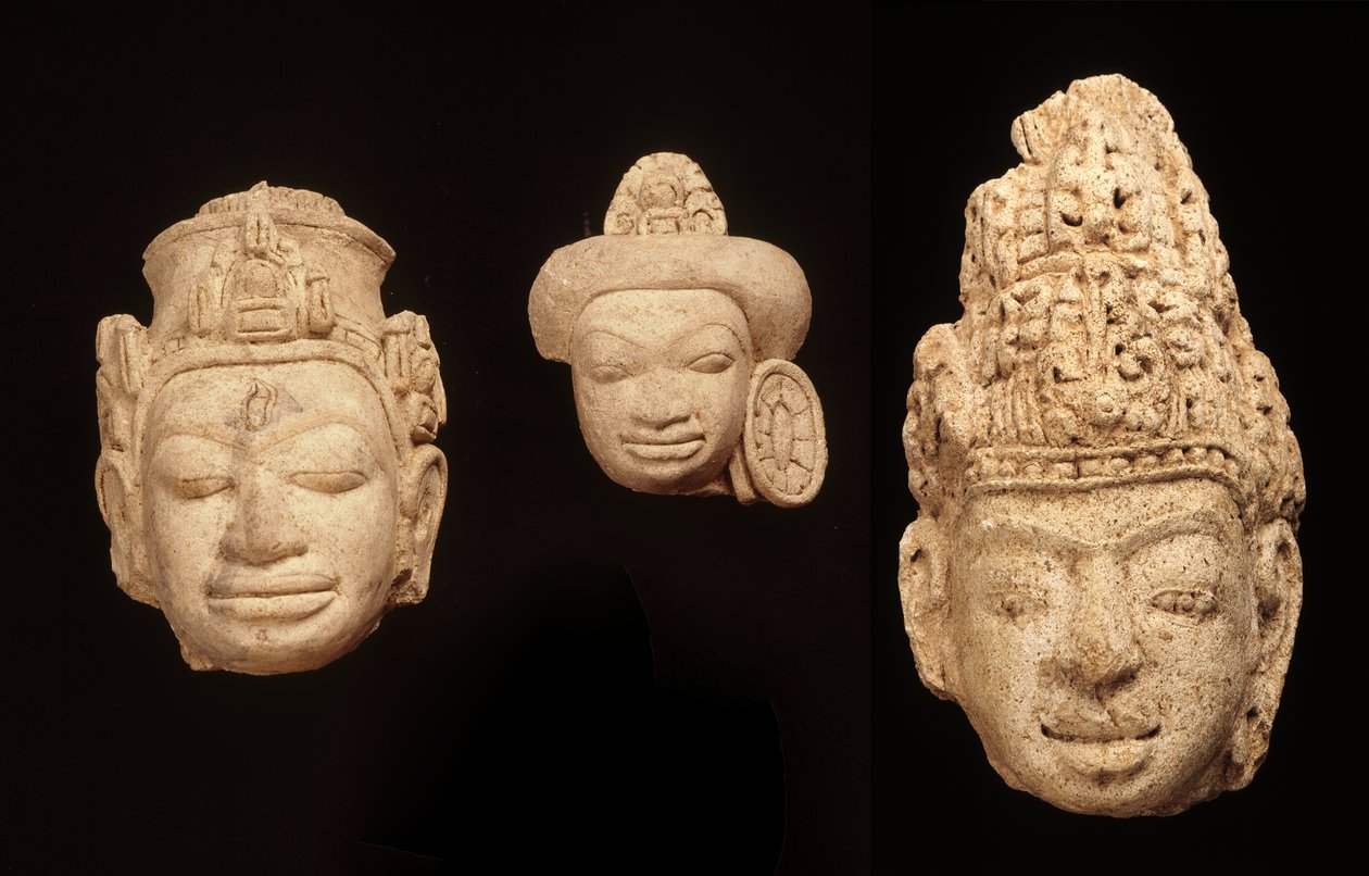 Hales, från chedi chula pathom, davaravati period (satukko) av Thai School