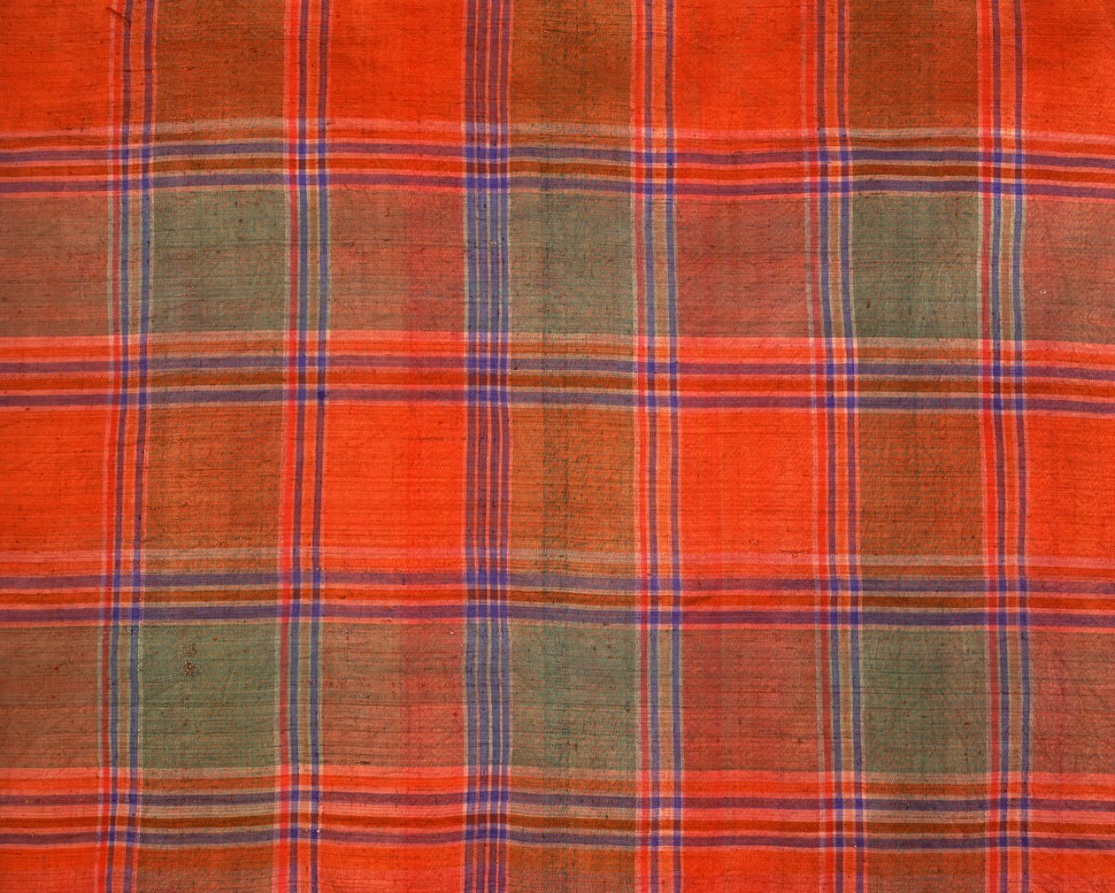 Rutigt tyg, Surin, Thailand (textil) av Thai School