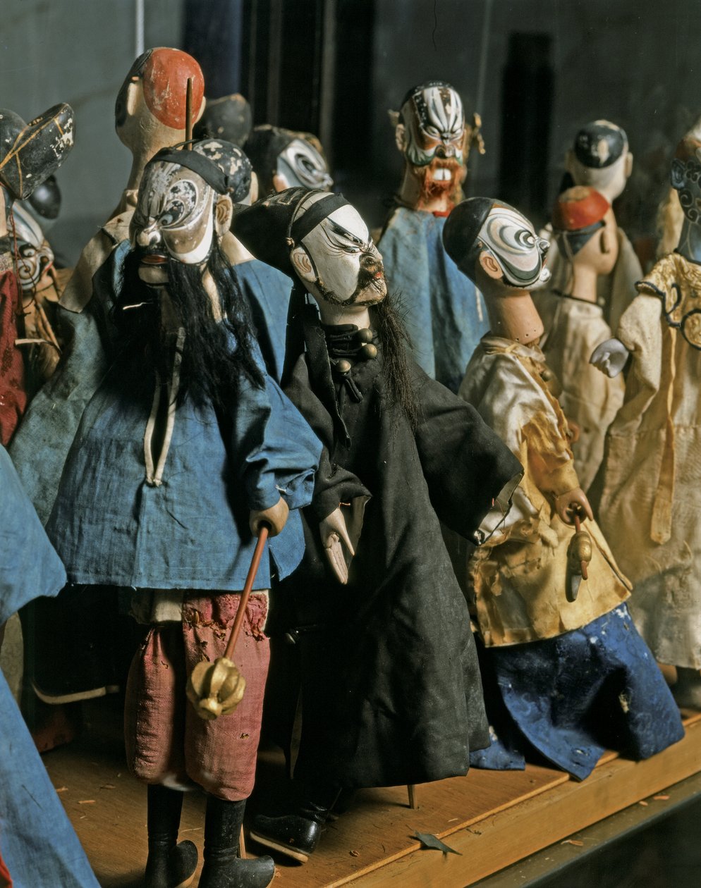 THAI KONST: Marionetter av Ramayana-karaktärerna. Bangkok stil av Thai School