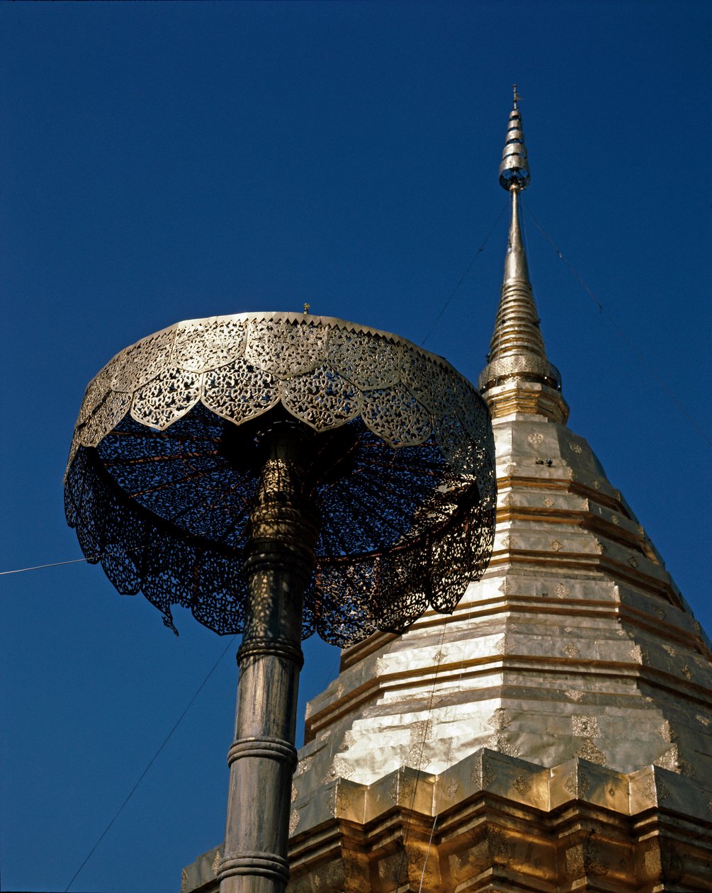 Detalj av det buddhistiska templet av Thai Thai