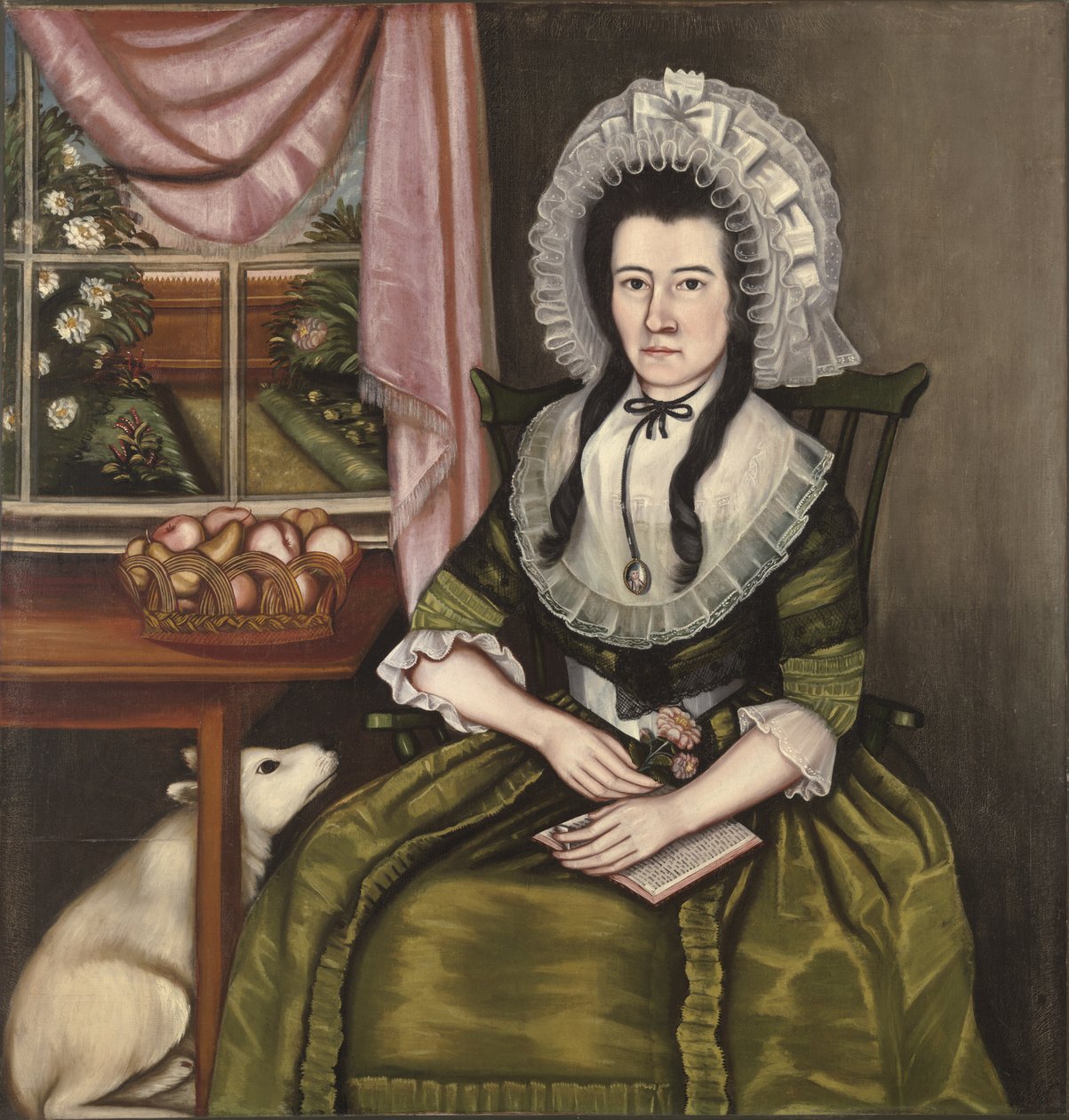 Mrs Hezekiah Beardsley, ca 1788-90 av The Beardsley Limner