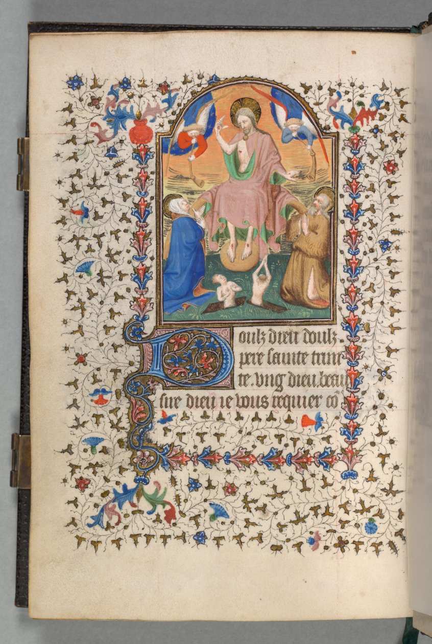 Timbok (användning i Paris): Fol. 204v, Den yttersta domen av The Bedford Master