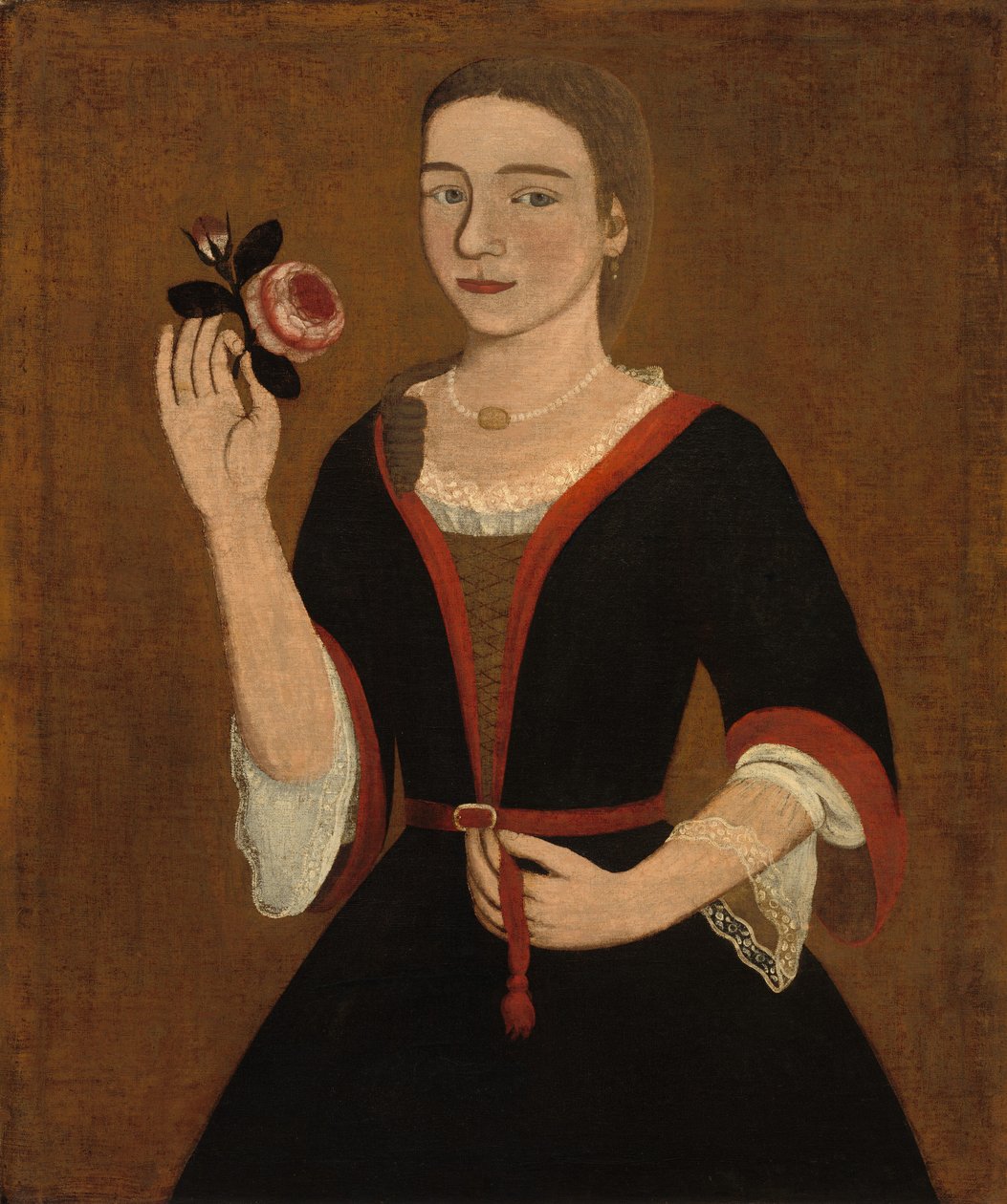 Miss Van Alen, ca 1735 (olja på duk) av The Gansevoort Limner
